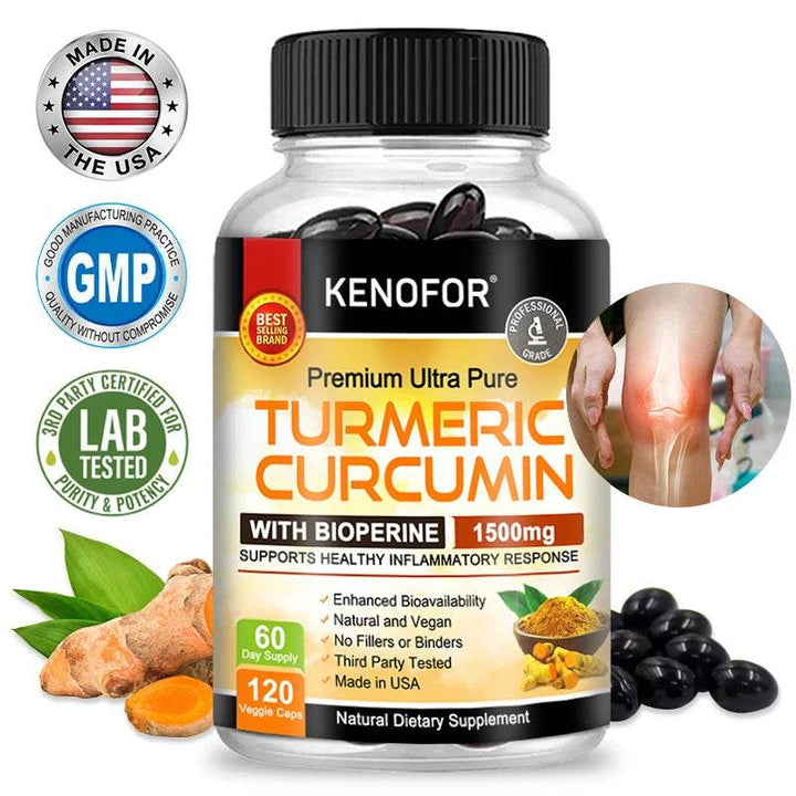 Curcumin Supplement Supports Knee Joint and Bone Health